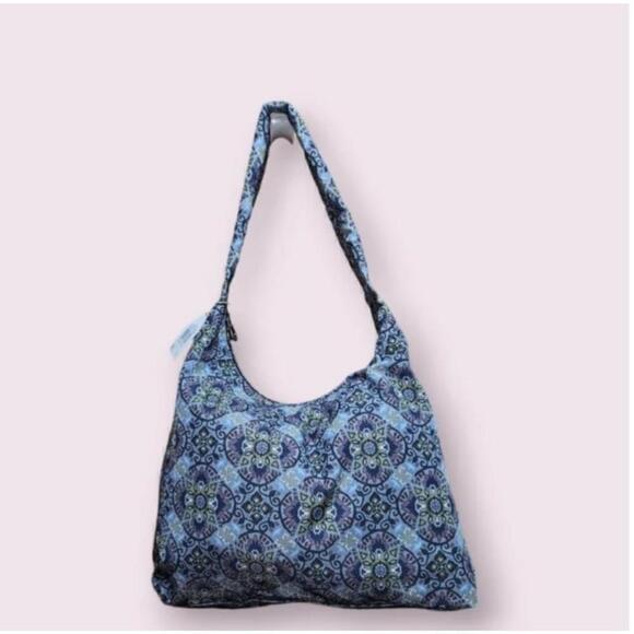 Sakroots Atlas Hobo Bag Vegan Purse Lightweight Spacious Floral Pattern NEW - Picture 4 of 12